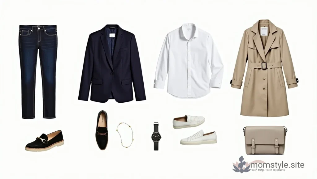 Flux dev a fashionable everyday ensemble featuring straightleg