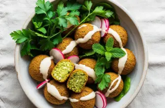 golden crispy falafel
