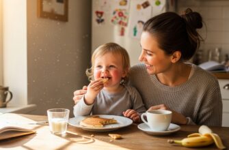 mother and a small child